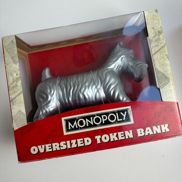 Monopoly Oversized Token Bank Scotty Dog 80th Anniversary 1935 - 2015 Hasbro NEW - Picture 5 of 8
